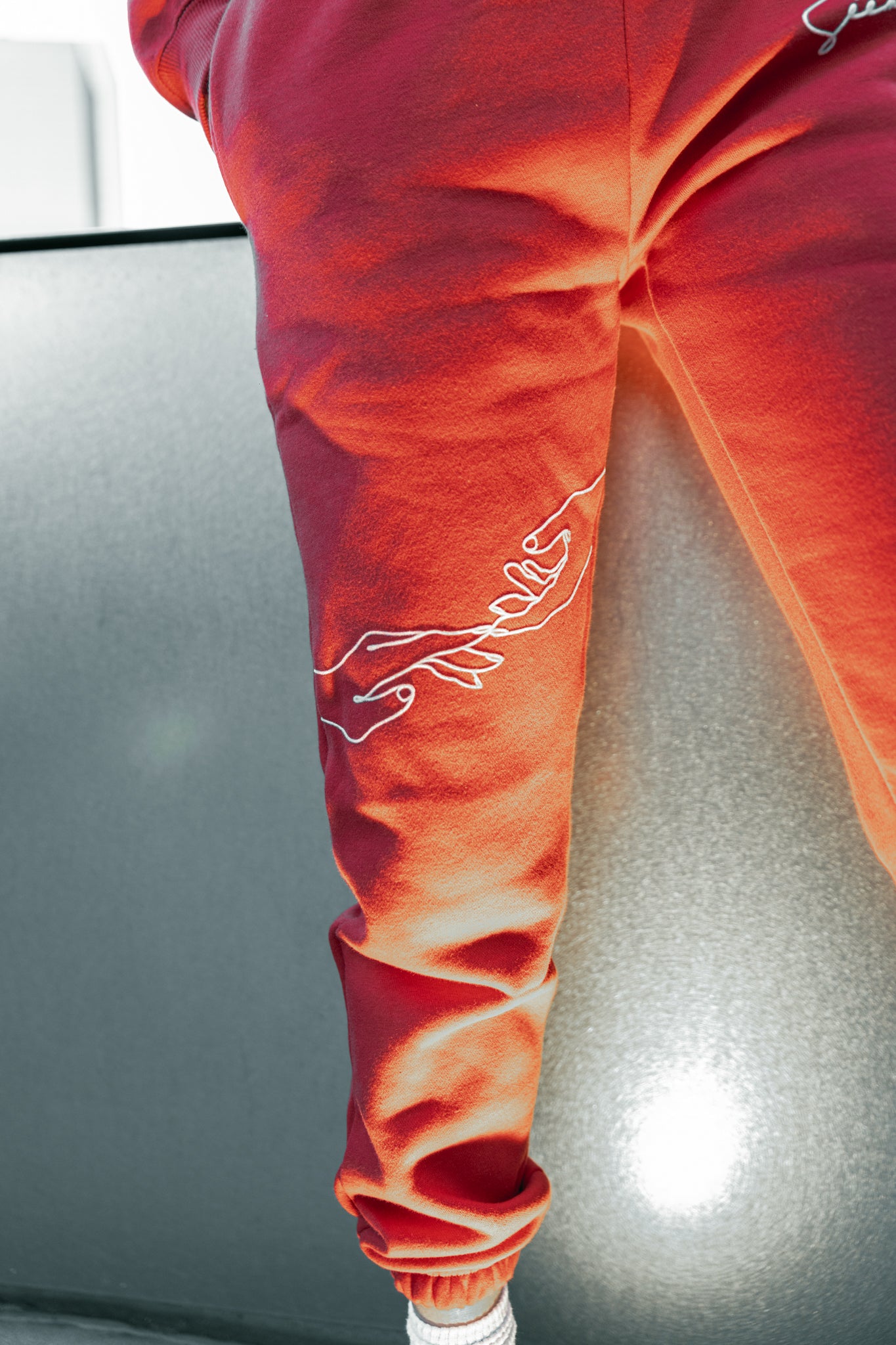 Affection Joggers-Red