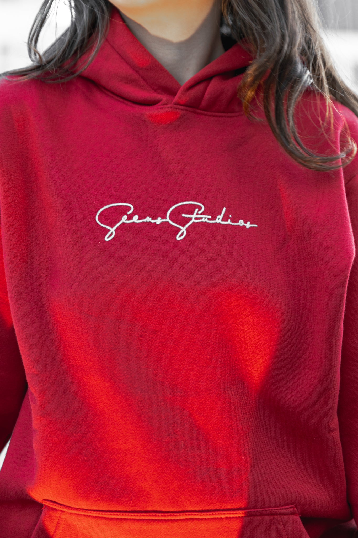 Affection Hoodie-Red